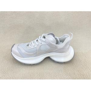 White Crossover Strap Sport Shoes Comfort Heightening Women Sneakers