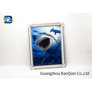 PP / PET Material 3D Lenticular Pictures Art Picture Framed Customized Photo