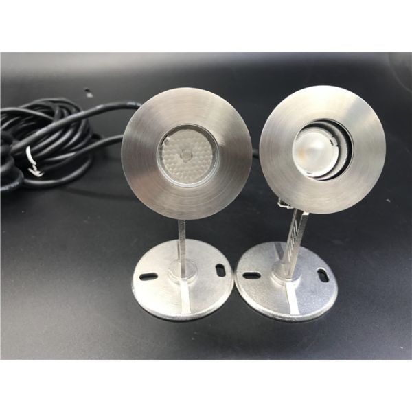 Small Size Underwater LED Lights For Ponds Embedded Type 50°Beam Angle