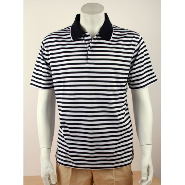 Buy White Black Strips V Neck T Shirts For Men Printed Logo / Not Long Sleeve Available at wholesale prices