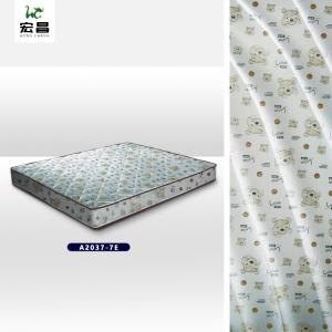 Custom Printed 70g-90gsm Polyester Mattress Fabric Good Light Resistance