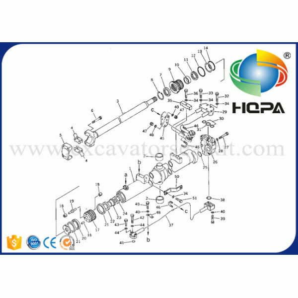 707-98-37580 7079837580 Komatsu Dozers Blade Lift Cylinder Seal Kit For D85A-21 D85P-21