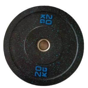 Iron Coated Urethane Olympic Plates Customized Urethane Weight Plates 20kg