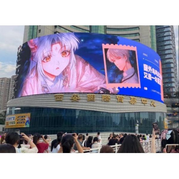 Customized Outdoor Full Color LED Display Screen Size Module Size 250*250mm Pixel Configuration Rgb 3in1