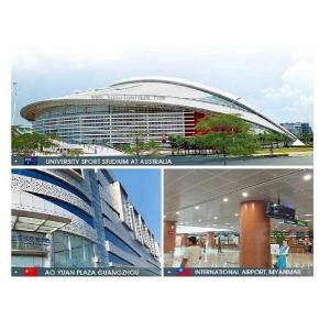 Architectural 3050mm Aluminium Solid Panel Fire Resistant Outdoor