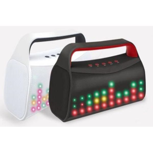 Buy Black Portable Wireless Bluetooth Speaker Fashionable Design With Handle at wholesale prices