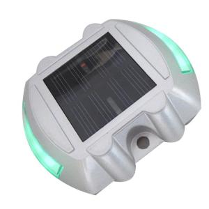 ALuminum Alloy Solar Deck Light 12PCS LED Steady Bright / Flashing