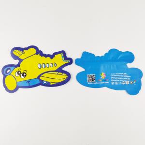 Special Shaped Custom Printed Mylar Bags Die Cut Irregular Pouch With Zipper