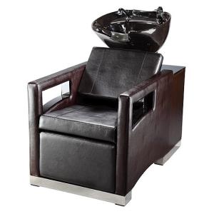 Luxury Salon Shampoo Chairs With Cushion Headrest , Electric Footrest