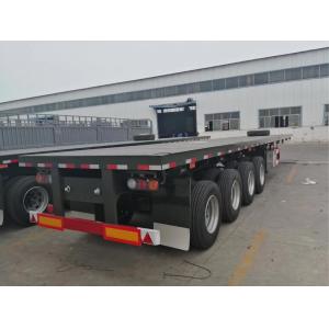 80 Ton 40ft 45ft Used 4 Axle Flatbed Semi Trailer