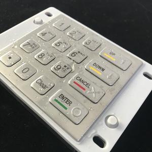 Weather Resistant Waterproof Keypad Sus 304 Stainless Steel With Rubber Buttons