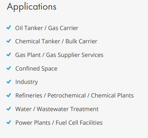 Riken Keiki Gas detector Gx-8000 LEL CO H2S O2 -20- 50°C Operating Temp