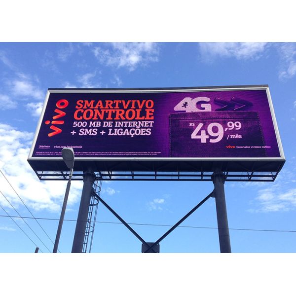 P4 Outdoor LED Display 4500nits IP65 Waterproof Advertising Screen