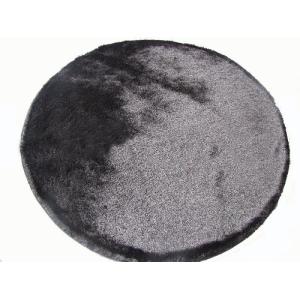Quality Round Shining Soft Polyester Silk Shaggy Rug for sale