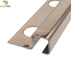 China Tile Profile Trim Stainless Steel SS304/201 Corner Piece Stainless Edges on sale
