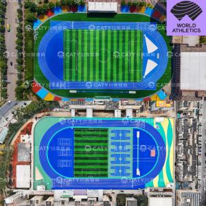 Premium Prefabricated Synthetic Rubber Running Track EPDM Rubber Surfacing Blue