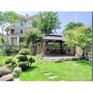 China Enhanced Stability Outdoor Aluminum Gazebo With 6063-T5 Aluminium Profiles Included on sale