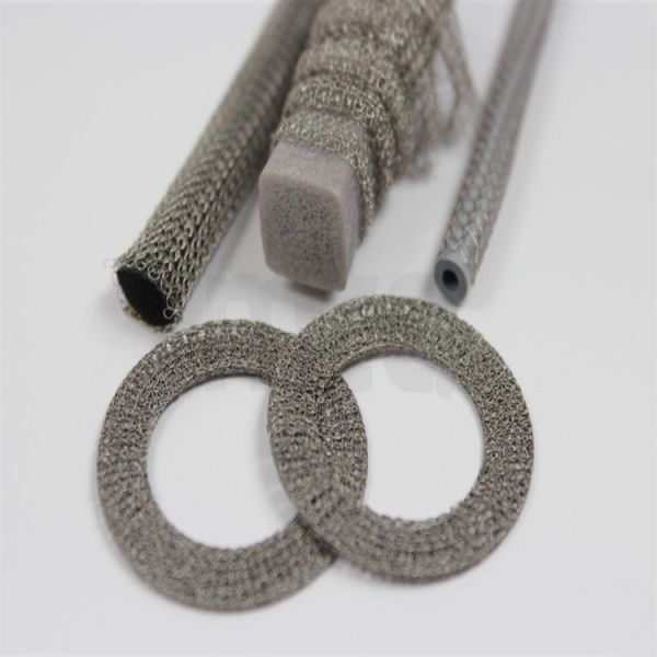 Buy Surface Treatment Cleanout Knitted Wire Mesh 304  Stainless Steel at wholesale prices