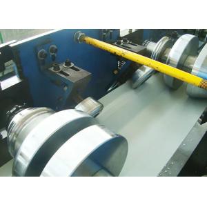 Aluminium Downpipe Gutter Roll Forming Machines / Gutter Making Machine