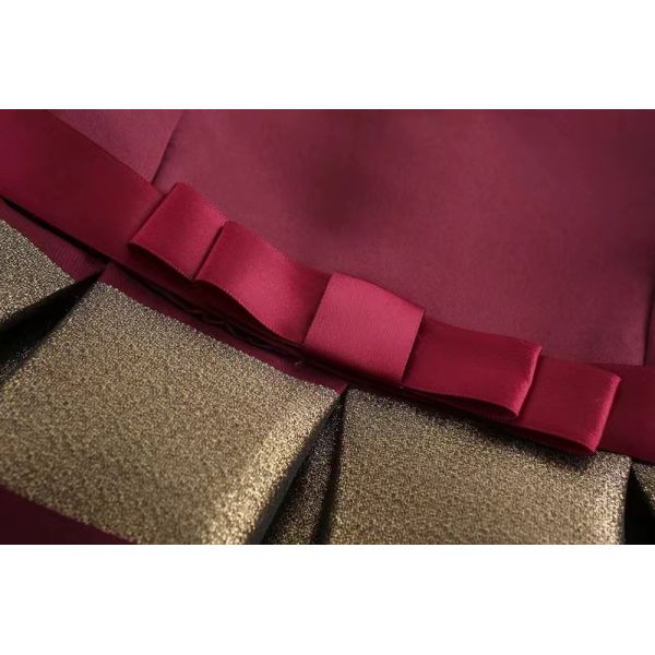 Children'S Dress Clothing Summer Flying Sleeve Striped Girls' Dresses 2-12