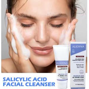 Wholesale Salicylic Acid Deep Cleaning Organic Skincare Cleanser Hydrating