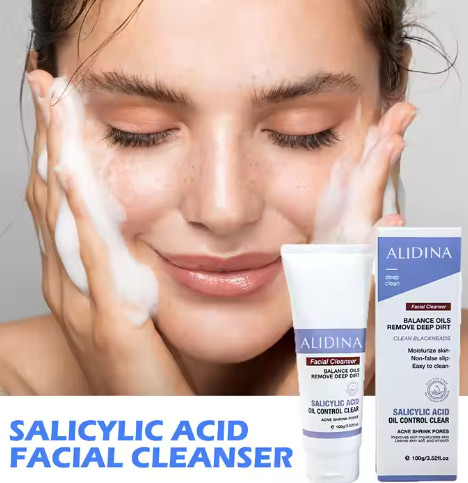 Wholesale Salicylic Acid Deep Cleaning Organic Skincare Cleanser Hydrating