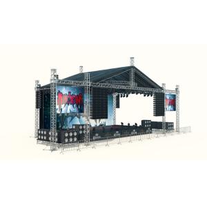 Aluminum Alloy Square Box Curved Canopy Event Truss Roof System