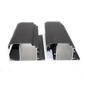 Shiny Metal Grey 6m T6 Powder Coated Aluminum Profiles