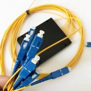 PLC Fiber Optic Splitter Module Cassette SC APC for FTTH / CATV / PON Systems