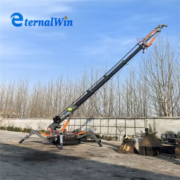 Steel 3 Ton 5 Ton Spider Crane Electric and Diesel Power for Maximum Strength