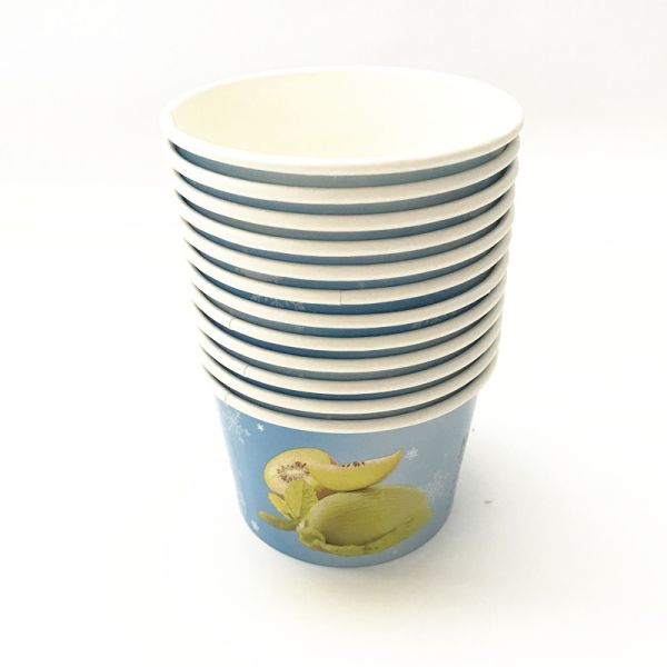 Ice Cream Cups Wholesale Customized Paper Cup Frozen Ice Cream Cup Food & Beverage Packaging