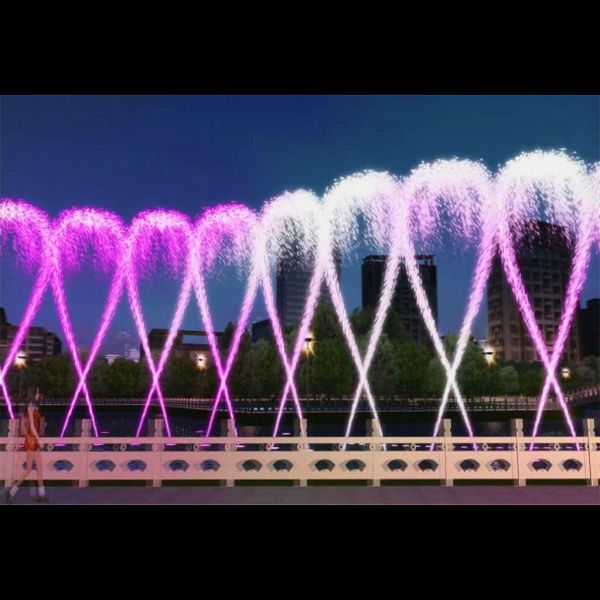 Buy DMX512 Lamp Software Dancing Musical Fountain Garden at wholesale prices