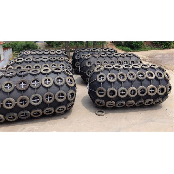 Buy 3.3x6.5m Pneumatic Marine Fender High Pressure Natural Rubber at wholesale prices