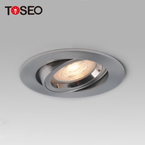Bedroom Round Recessed Downlight Gu10 95mm Dia