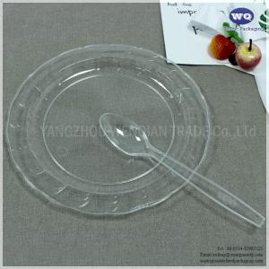 7.5 Inch PS Disposable Plastic Fancy Plates Elegant color disposable Party Plate