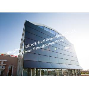 Photovoltaics Integrated Facades Solar Modules Glass Curtain Wall With Single