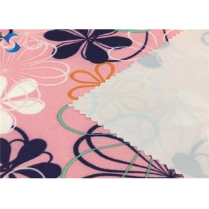 300T Pongee Polyester Water Resistant Fabric Pu Milky Coated