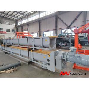 VFD Oilfield Drilling Waste Sludge Screw Conveyor Dia 500mm