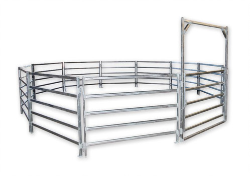 Buy 40x40 1.8M x 2.1M Heavy Duty Portable Cattle Panels For sale 6 Oval Bars 30*60mm at wholesale prices