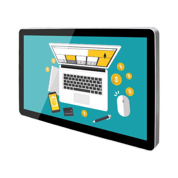 High Definition Wall Mount Digital Signage Displays Waterproof And Dustproof For