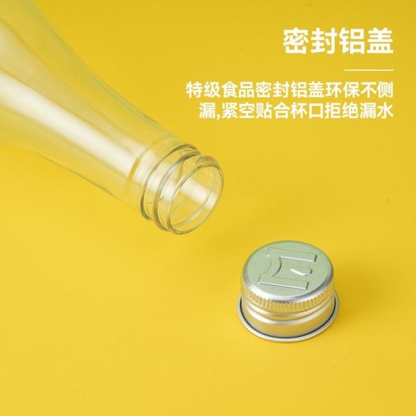 Buy Handle Milk Tea Bottles Screw On Lid Leak Proof at wholesale prices