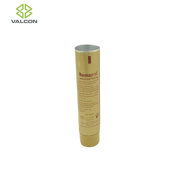 Cosmetic ABL Aluminum Laminated Tube 10 ML Capacity With Gold Screw Cap