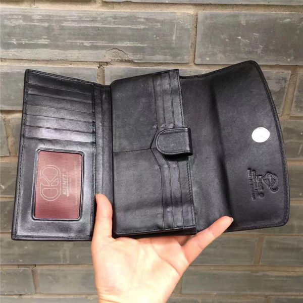 Authentic Stingray Skin Lady Long Trifold Wallet Genuine Leather Women Elephant Clutch Purse Female Large Card Holders