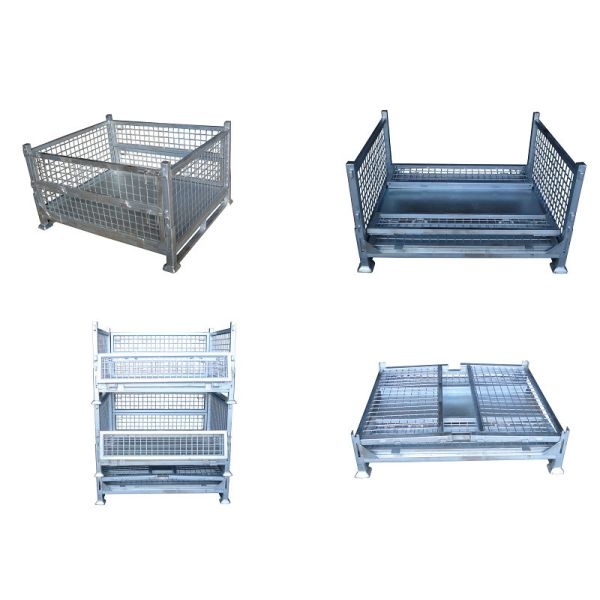 Buy Stackable Warehouse Storage Steel Pallet Cage at wholesale prices