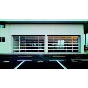Sliding 50mm 5000mm Height Glass Panel Garage Doors