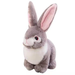 OEM 30cm Long Bunny Plush Toy For Baby Soothing