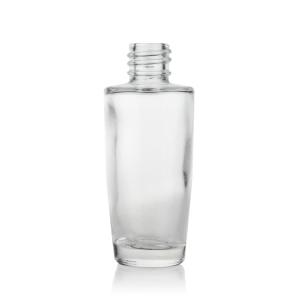 30ml Frost Foundation Glass Bottle With Rose Golden Pump