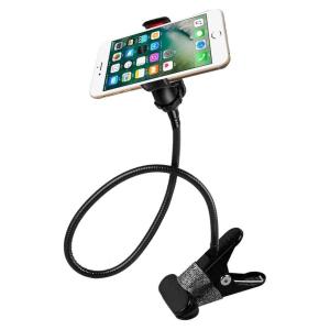 Clamp Adjustable Base Gooseneck Bed Phone Holder Long Arm 4.5inch Width