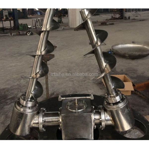 Conical Screw Mixer Twin Screw Laboratory Conical Mixer with Video Inspection