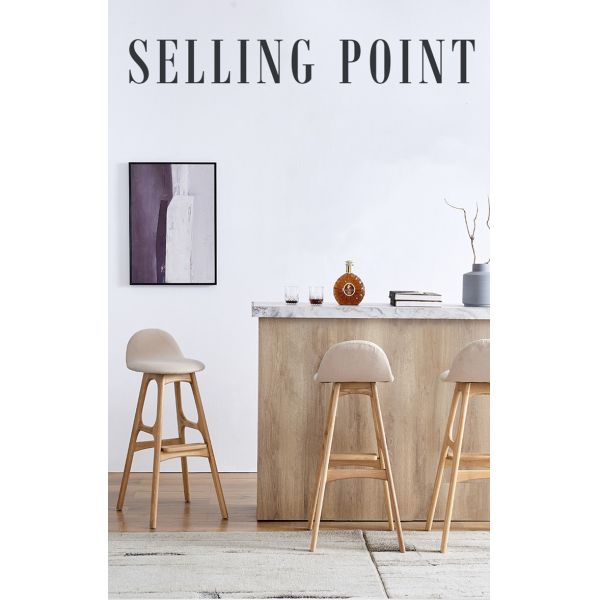 White Classic Cafe Bar Stools Weight Capacity 400 Lbs Velvet Bar Chairs Japanese